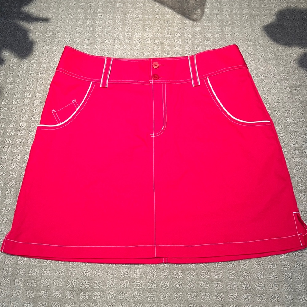 Brand New Adidas Golf Size 8 Skirt w/ Mesh Shorts Set